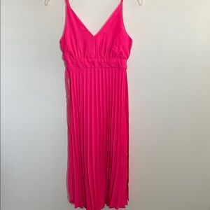 Jessica Simpson Pink Cocktail Dress with Pleated Skirt Sleeveless Size XS